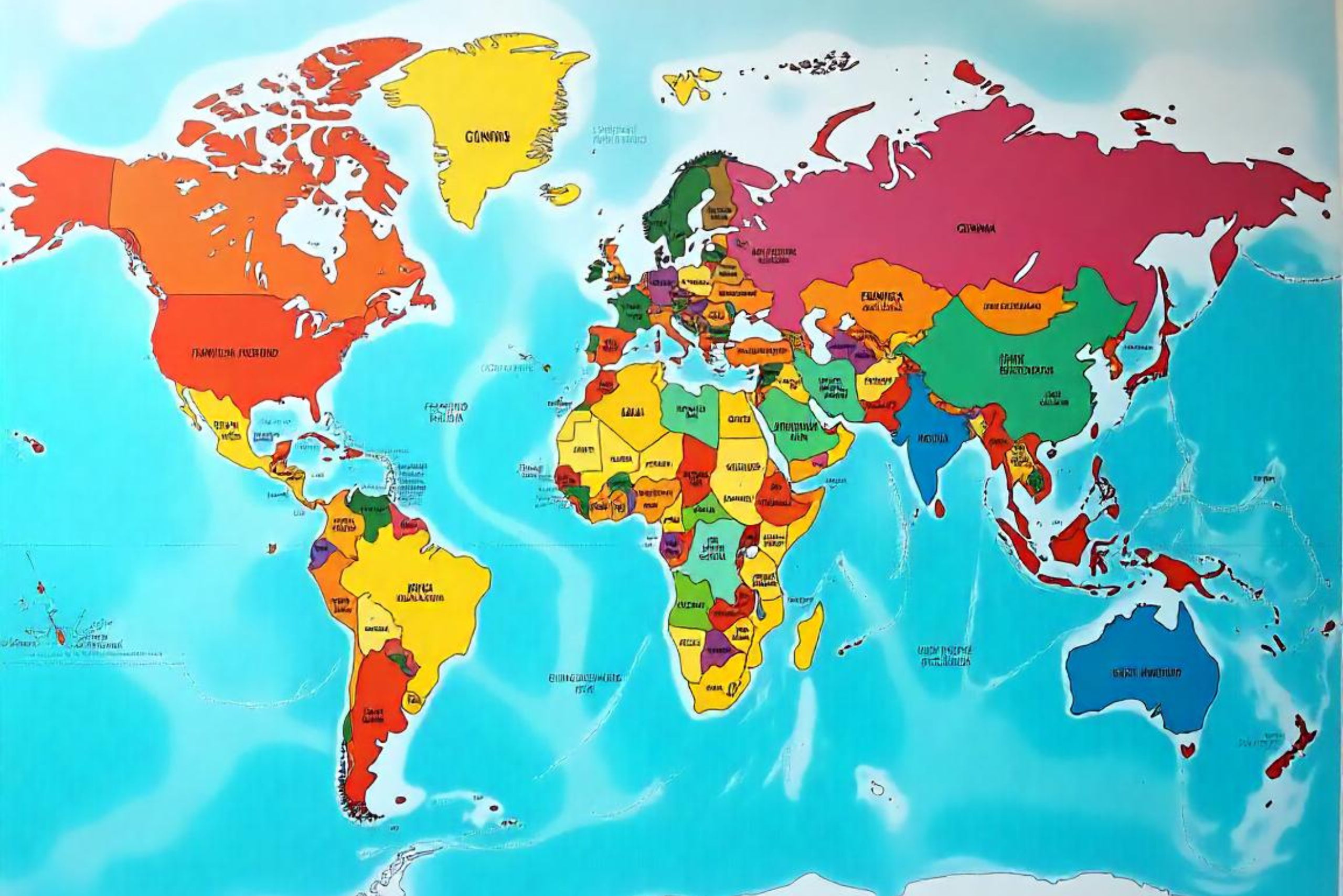 An image showing a world map highlighting regions with visa-free access for Nigerian passport holders.