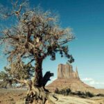 An image showing the a monument valley in a remote area.