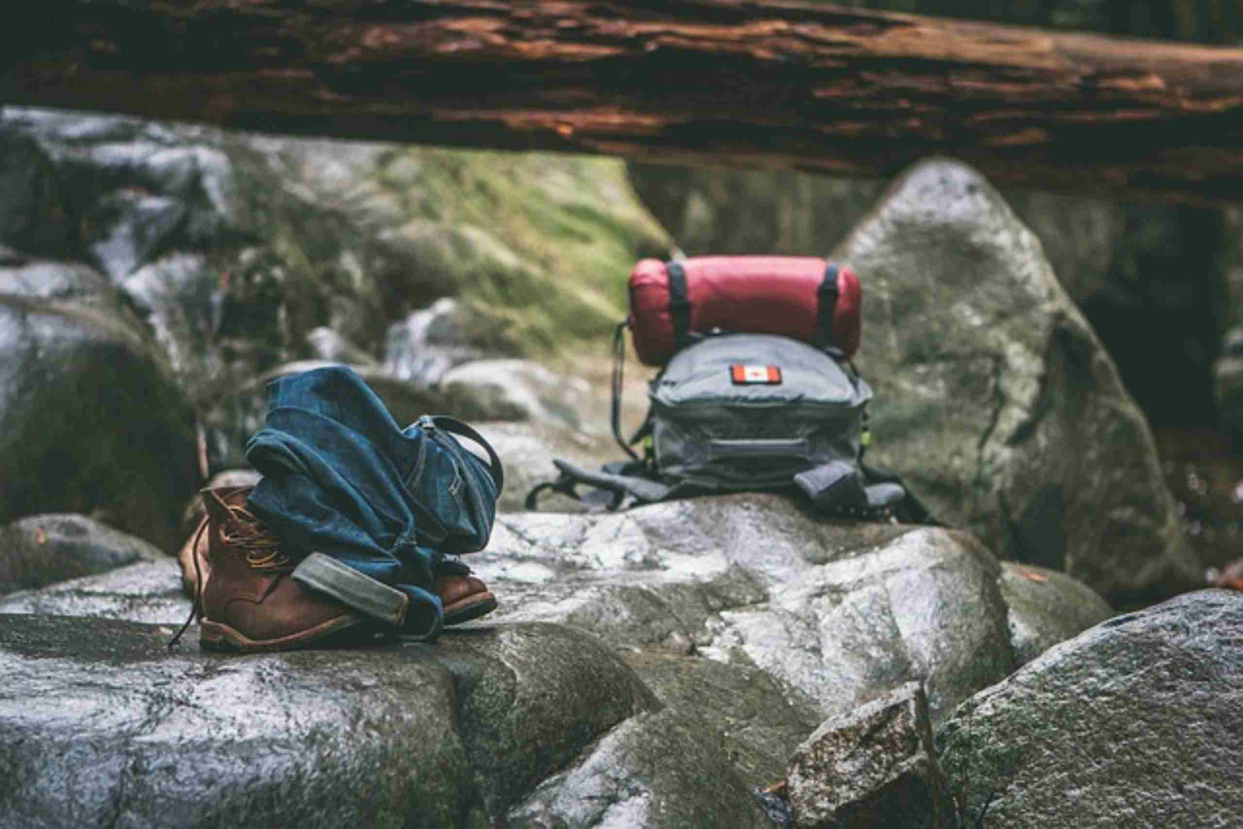 An image showing essential hiking backpack gear.