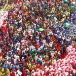 An image showing the crowded venue of Ojude Oba 2025.