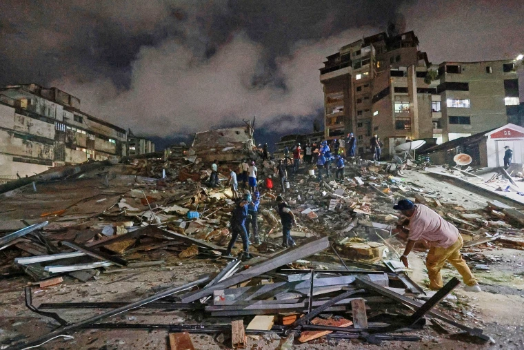 earthquake today venezuela damage in caracas