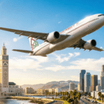 Casablanca to Los Angeles flight