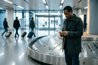 lost luggage at airport