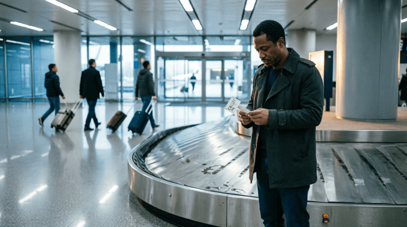 lost luggage at airport