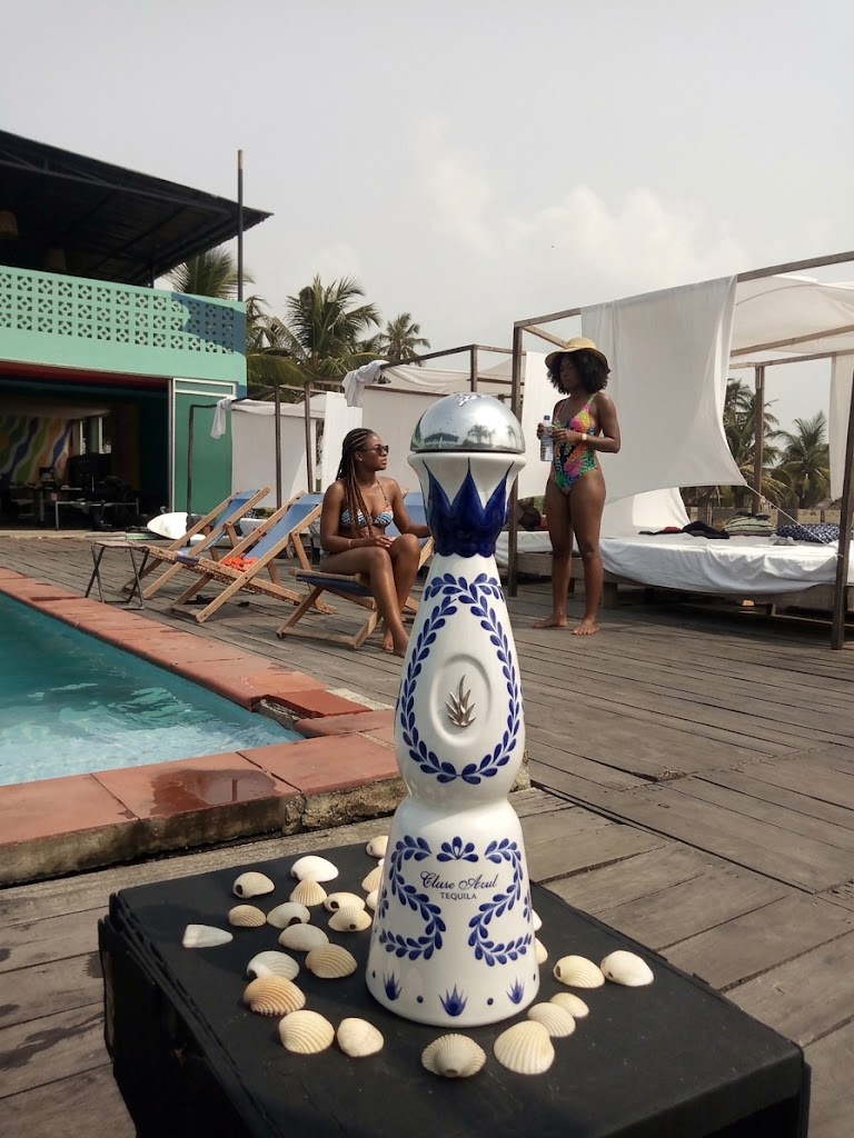 At one of the best beach resorts in lagos
